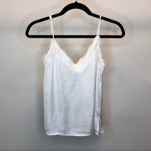 BP White Lace Tank Top